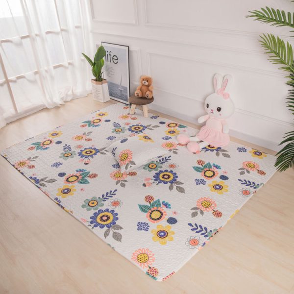 Cartoon Rabbit Pure Cotton Skin-Friendly Kids Carpet