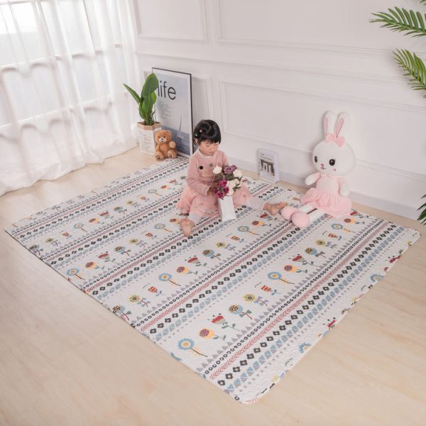 Cartoon Rabbit Pure Cotton Skin-Friendly Kids Carpet