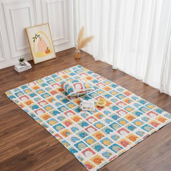 Cow thickened non-slip children's crawling carpet