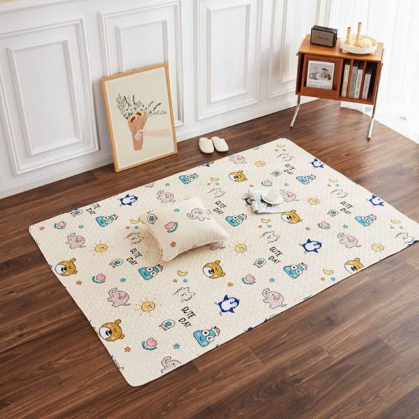 Cartoon Dinosaur Foldable Machine Washable Children's Crawling Rug