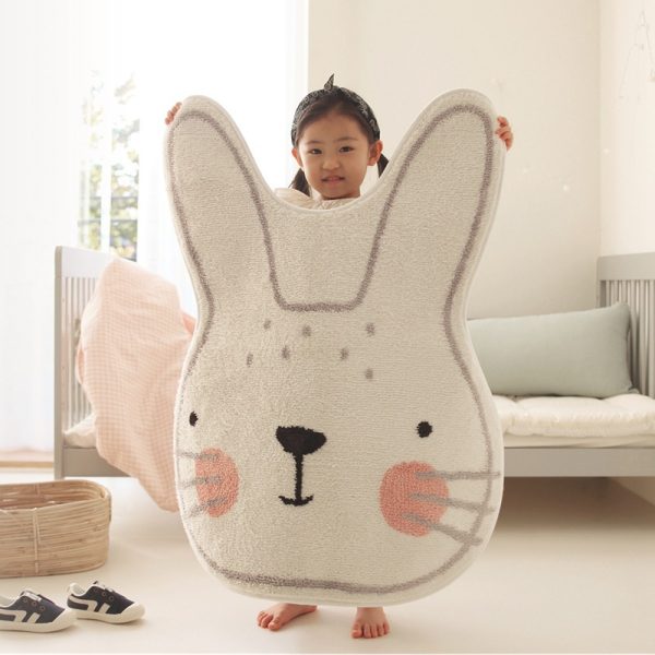 Imitation Cashmere Rabbit Soft Skin-Friendly Children's Crawling Rug