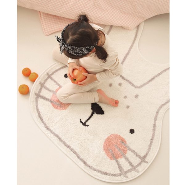 Imitation Cashmere Rabbit Soft Skin-Friendly Children's Crawling Rug