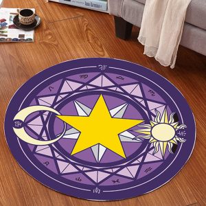 Cartoon Cute Anime Mocha Girl Sakura Magic Array Children's Carpet