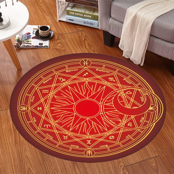 Cartoon Cute Anime Mocha Girl Sakura Magic Array Children's Carpet