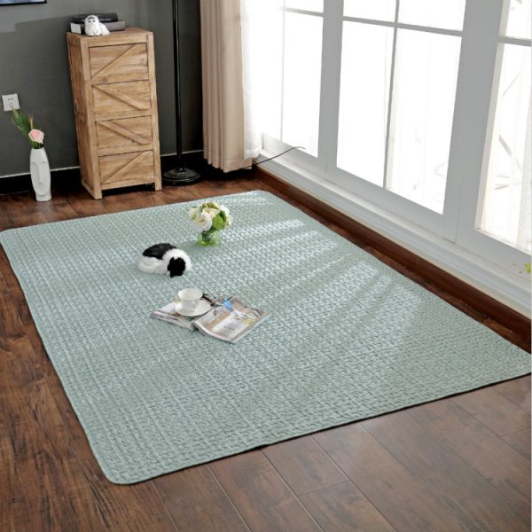 Simple pure cotton skin-friendly soft really dense non-slip children's crawling mat