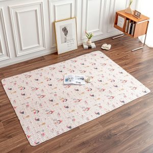 Nordic Style Rabbit Cartoon Cotton Children's Crawling Mat