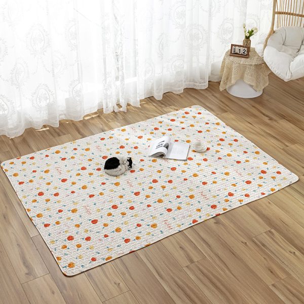 Nordic style cartoon animal collection pure cotton children's crawling mat