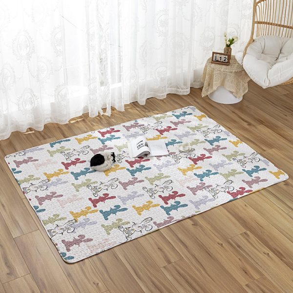 Nordic style cartoon animal collection pure cotton children's crawling mat