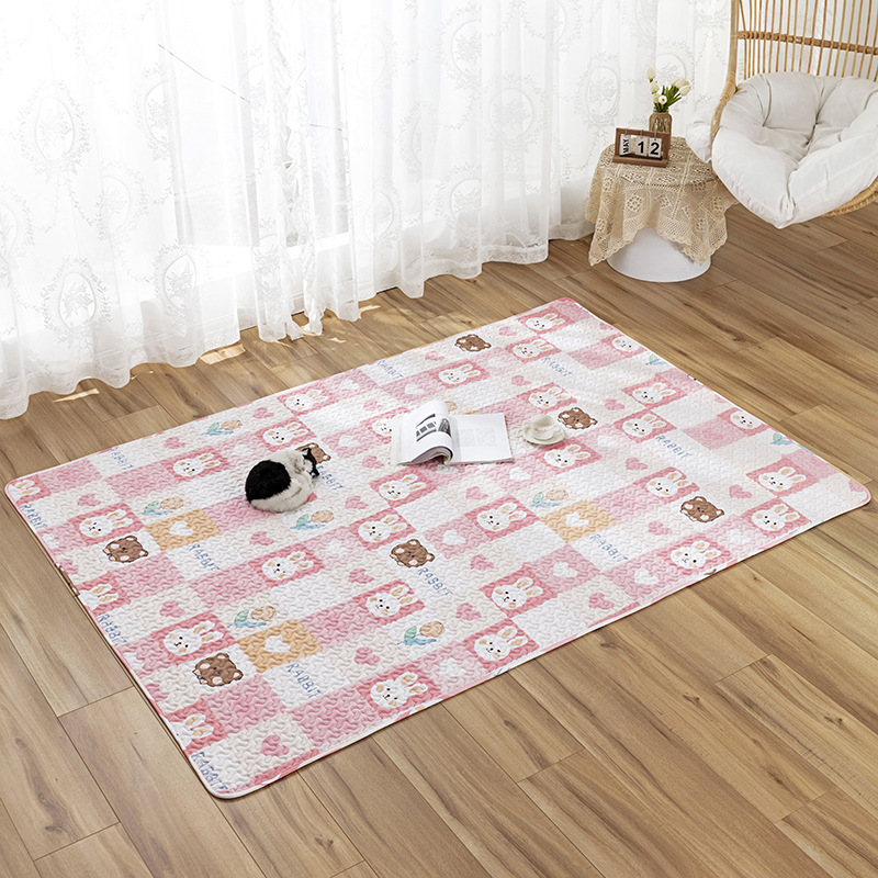 Nordic style cartoon animal collection pure cotton children's crawling mat