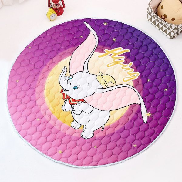 Round cartoon animal print cotton children's crawling mat