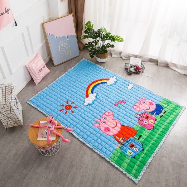 Thick cotton animation dinosaur pattern baby crawling carpet