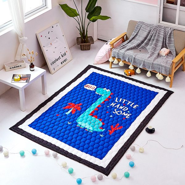 Thick cotton animation dinosaur pattern baby crawling carpet