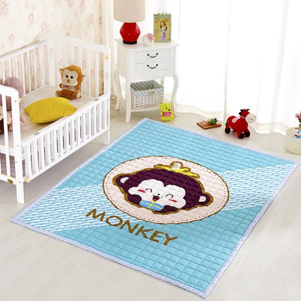 Animated Animal Thick Cotton Foldable Kids Rug