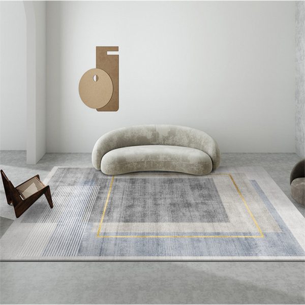 Modern Fashion Minimalist Elegant Water Absorbent Non-slip Living Room Rug