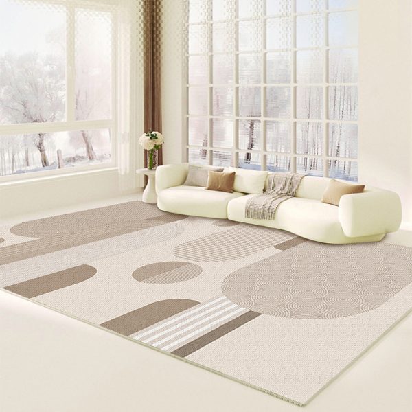 Nordic cream wind loop velvet thickened living room carpet