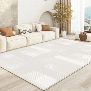 Nordic cream wind loop velvet thickened living room carpet