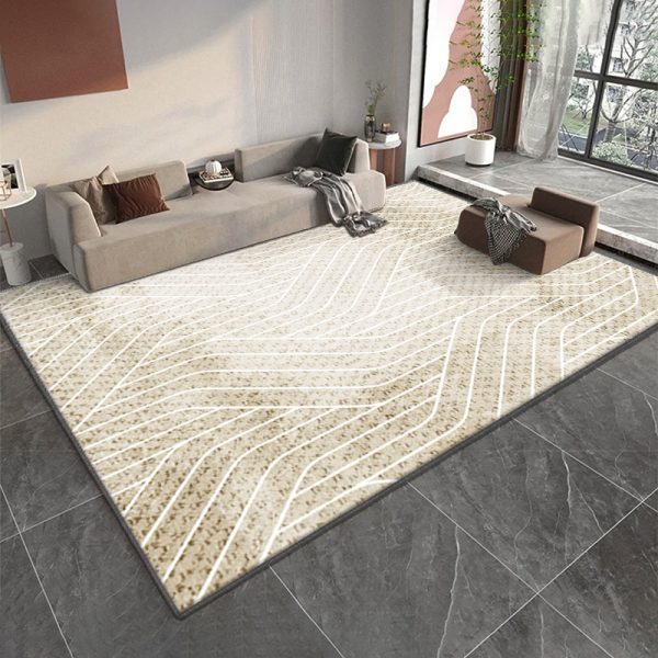 Italian style minimalist loop velvet light luxury non-slip living room carpet