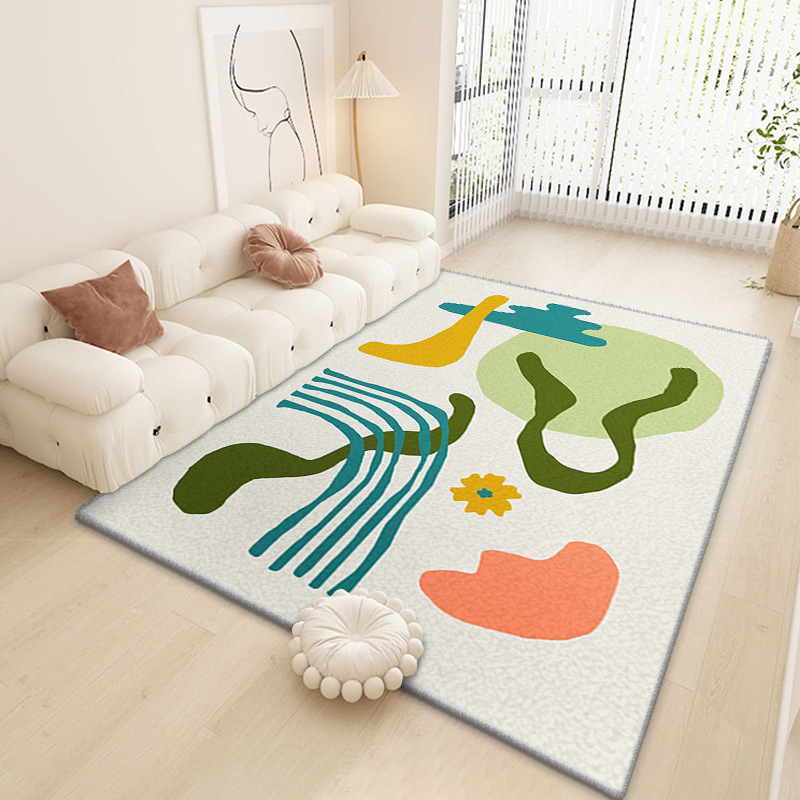 Abstract Garden Childlike Cashmere Living Room Rug