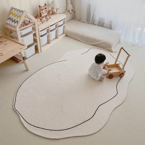 Wabi Sabi Morandi Nordic Imitation Cashmere Soft Living Room Rug