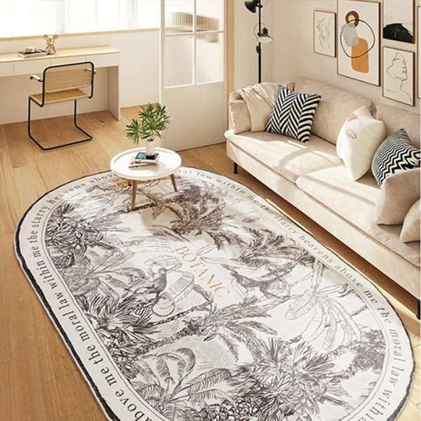 Nordic ins wabi-sabi imitation cashmere absorbent living room carpet