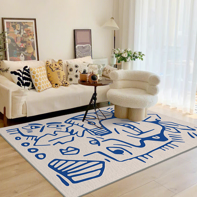 Line abstract geometry simple but extraordinary living room rug