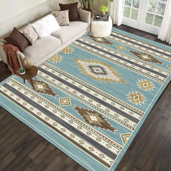 Turkish national style retro living room rug