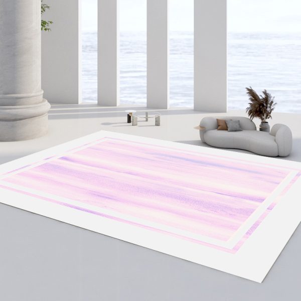 Modern minimalist ink style landscape painting living room carpet