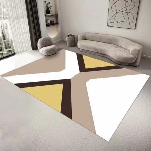 Nordic rhombus living room rug
