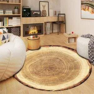 Nordic rhombus artistic living room rug