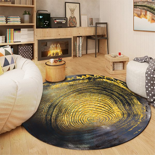 Nordic rhombus artistic living room rug