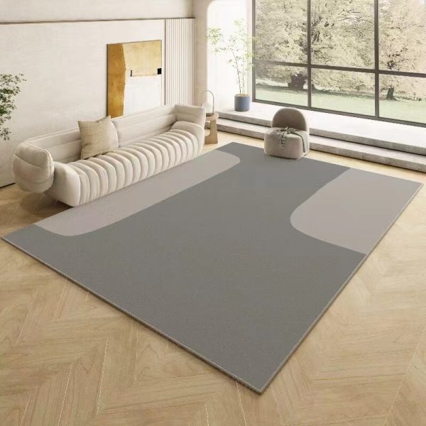 Simple circle velvet petty bourgeoisie living room rug