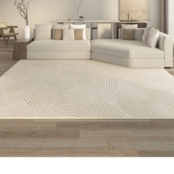 Roman pattern simple line design living room rug