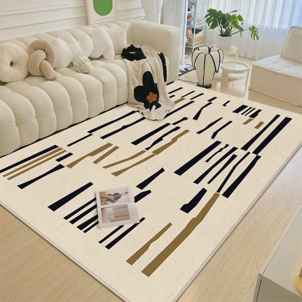 Simple Design Faux Cashmere Comfortable Soft Living Room Rug