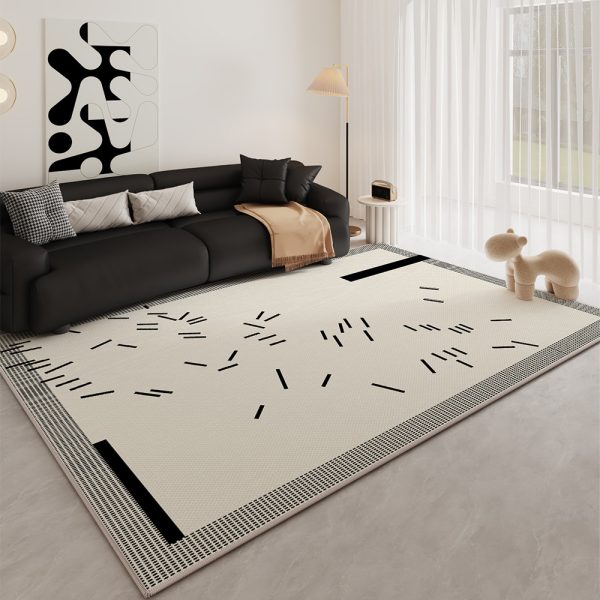 Modern high-end minimalist comfortable soft waxy living room carpet