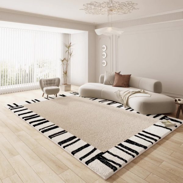 French simple light luxury imitation cashmere living room carpet skin-friendly