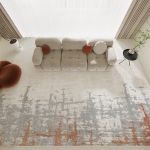 Nordic ins style high-level reflection ripple living room carpet