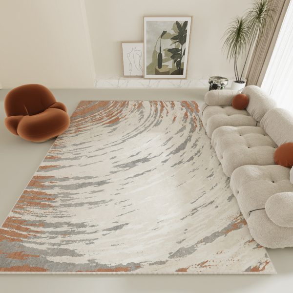 Nordic ins style high-level reflection ripple living room carpet