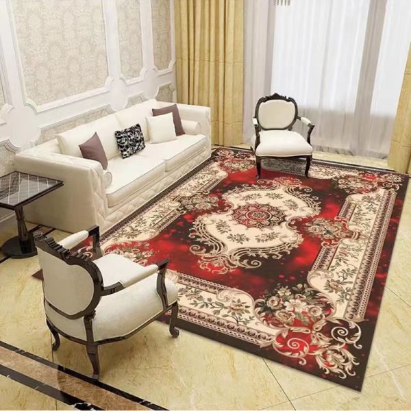 European style villa luxury and comfortable living room carpet