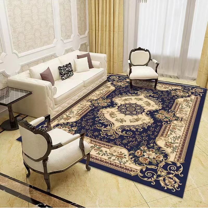 European style villa luxury and comfortable living room carpet