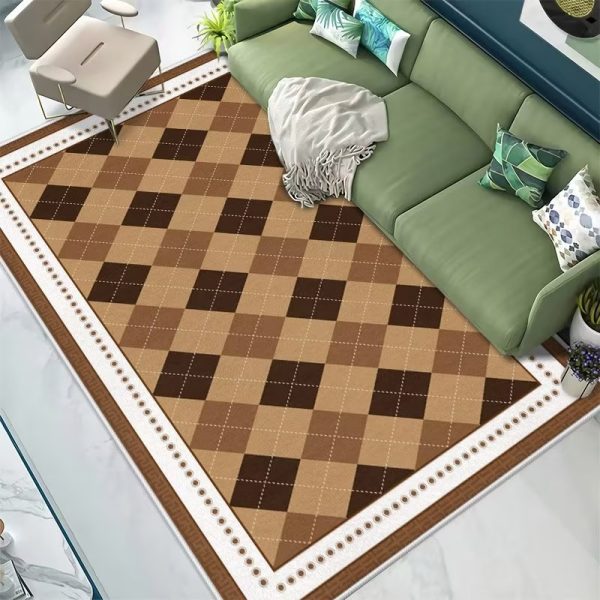 Nordic Simple and Comfortable High Resilience Pile Living Room Rug