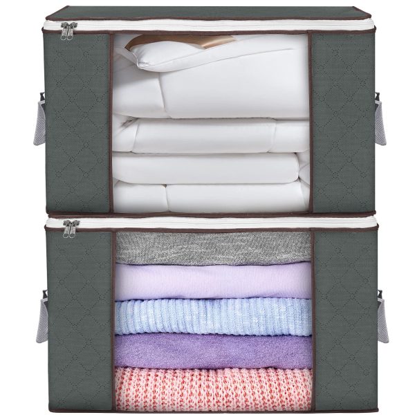 6 Pack Large Clothes Storage Bags