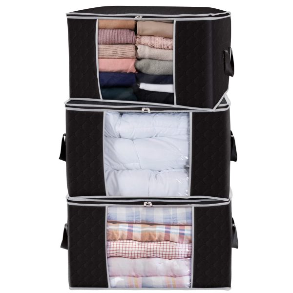 6 Pack Closet Organizers Large Storage Bags