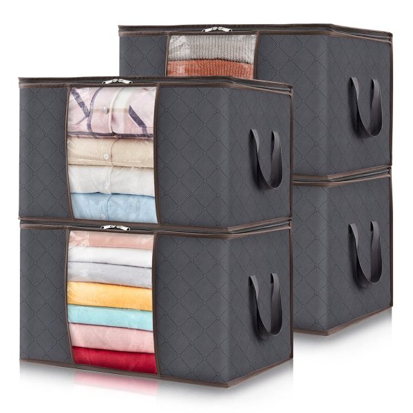 6 Pack Closet Organizers Large Storage Bags