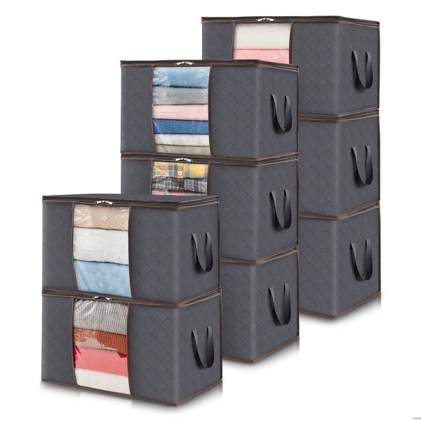 6 Pack Closet Organizers Large Storage Bags