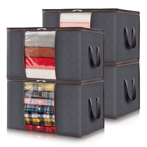 6 Pack Closet Organizers Large Storage Bags