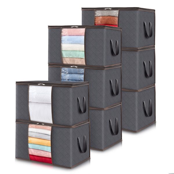 6 Pack Closet Organizers Large Storage Bags