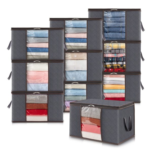 6 Pack Closet Organizers Large Storage Bags