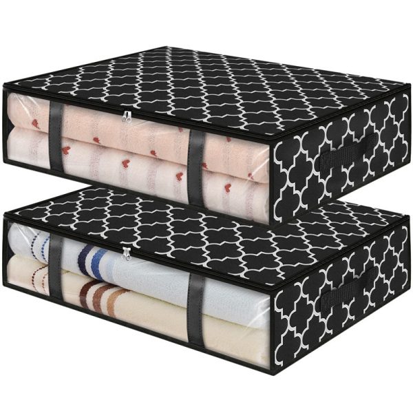 3 Pack Foldable Blanket Storage Bags