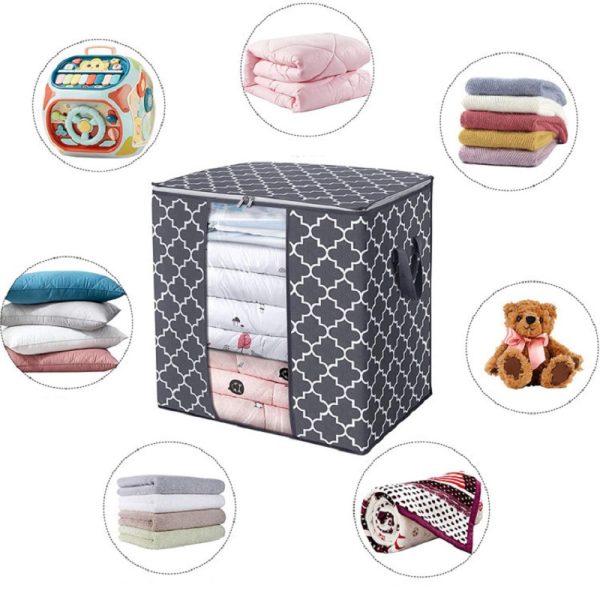 3 Pack Large Blanket Clothes Organization Storage Bags