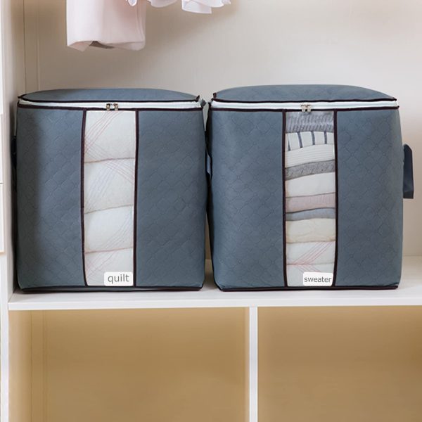 2 Pack Closet Organization Foldable Storage Bags